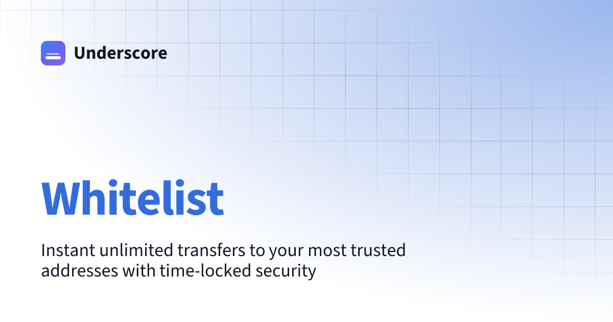 Whitelist | Underscore